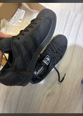 Adidas superstar unisex spor ayakkabı - Görsel 2