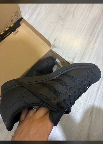 Adidas superstar unisex spor ayakkabı - Görsel 3