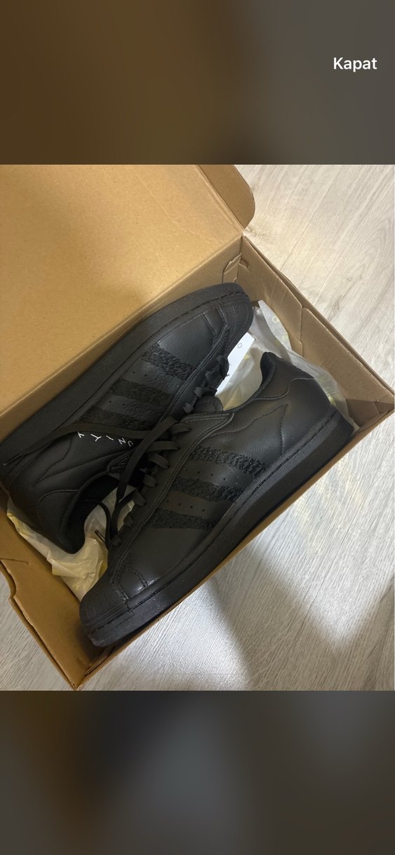 Adidas superstar unisex spor ayakkabı - Görsel 4