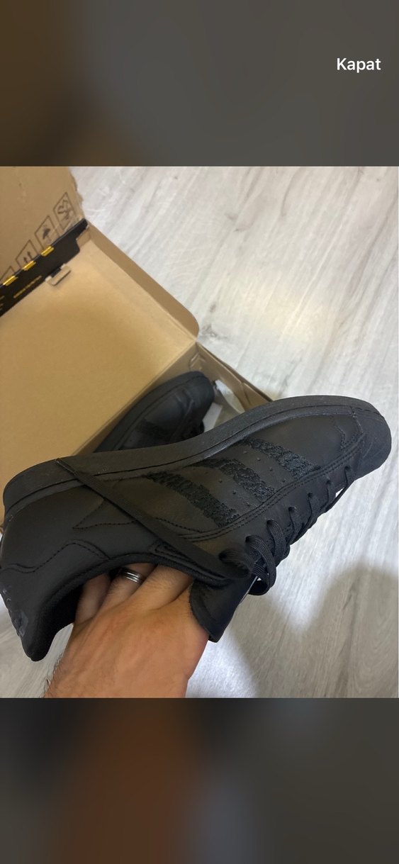 Adidas superstar unisex spor ayakkabı - Görsel 3