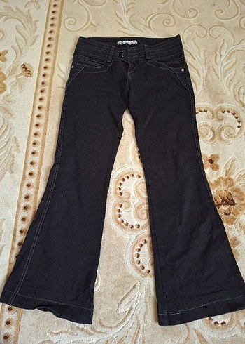 düşük bel vintage kot pantolon