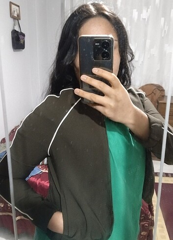 Haki Bomber ceket 