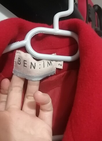 m Beden kırmızı Renk Kırmızı kaşe kaban