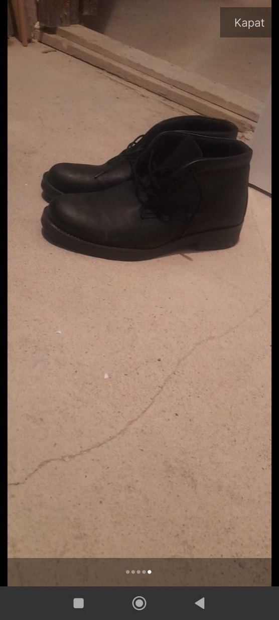 Siyah Minimalist Erkek Bot - Görsel 5