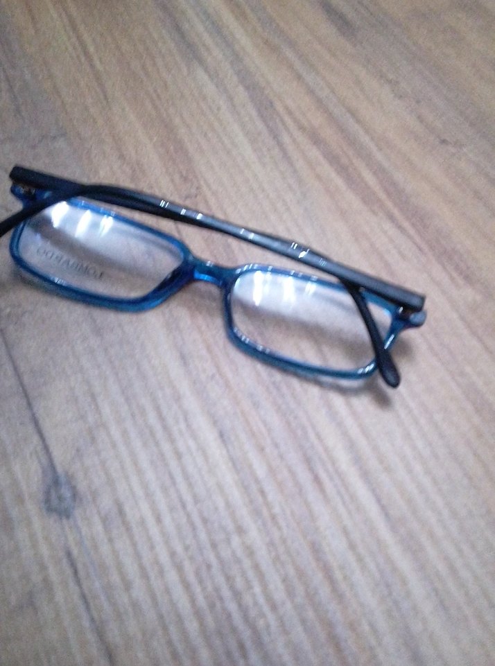 Şeffaf Mavi çocuk Gözlüğü - Görsel 2