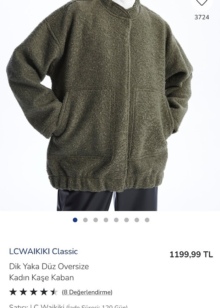 LCW kaşe kaban - Görsel 3