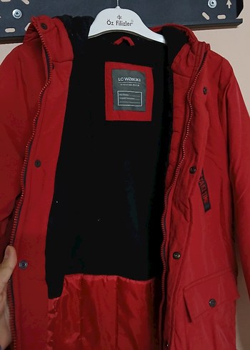 Koyu Kırmızı Erkek Çocuk Düğmeli Street Wear Ceket - Görsel 3