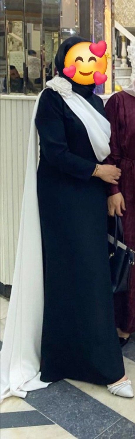 Siyah Drapeli Uzun Abiye Elbise - Görsel 2