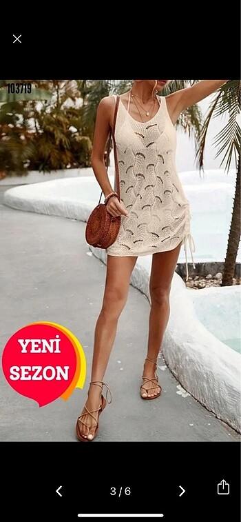 diğer Beden ten rengi Renk Plaj elbisesi