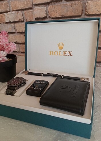 ROLEX MARKA ERKEK SAAT SETİ 
