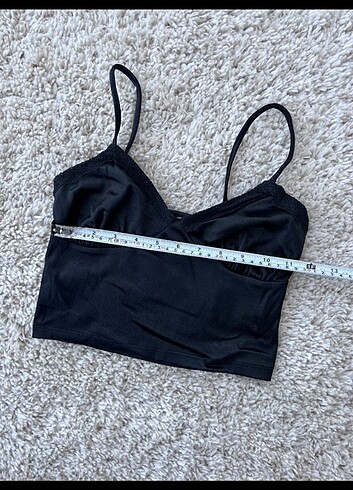 xs Beden siyah Renk Pull and Bear crop