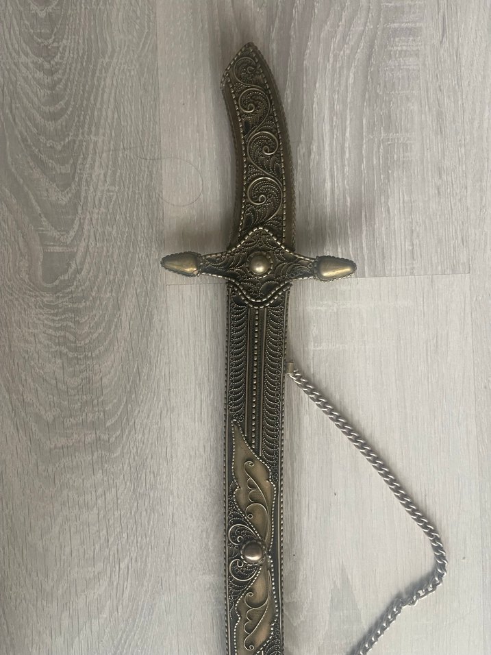 Gümüş detaylı  Kılıç ve Kın - Görsel 3