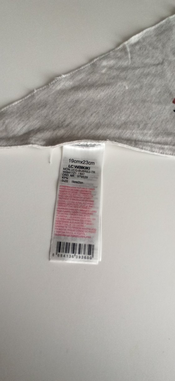 Gri Desenli Bebek Mama Önlüğü - Görsel 4