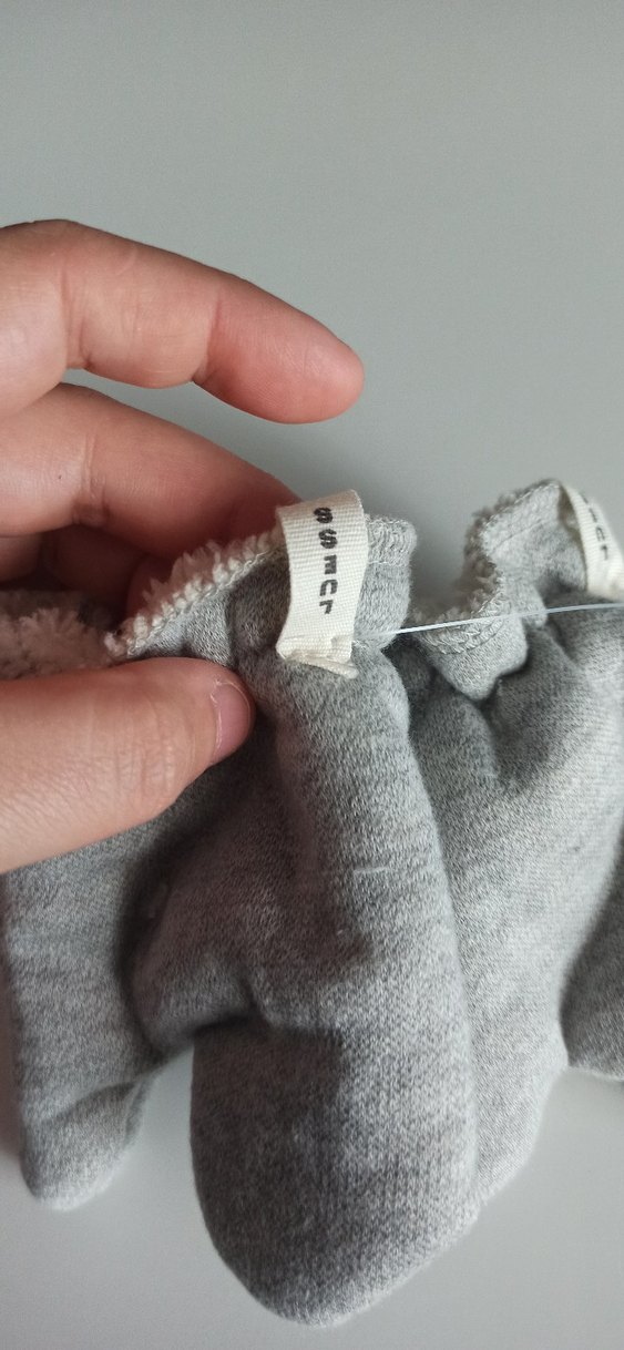 bebek Gri  Eldiven - Görsel 2