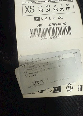 Zara Kadın Siyah Midi Kaban Kapüşonlu - Görsel 6