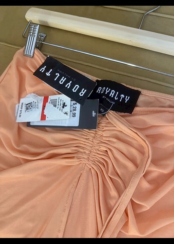 Pembe Drapeli Uzun Bohem Etek+Pantalon - Görsel 3