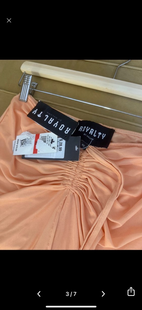 Pembe Drapeli Uzun Bohem Etek+Pantalon - Görsel 3