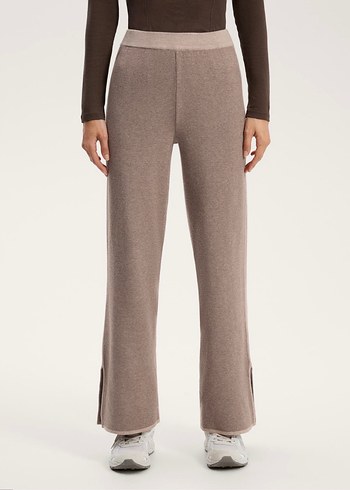 Gri Kadın Midi Kumaş Pantolon - Görsel 4