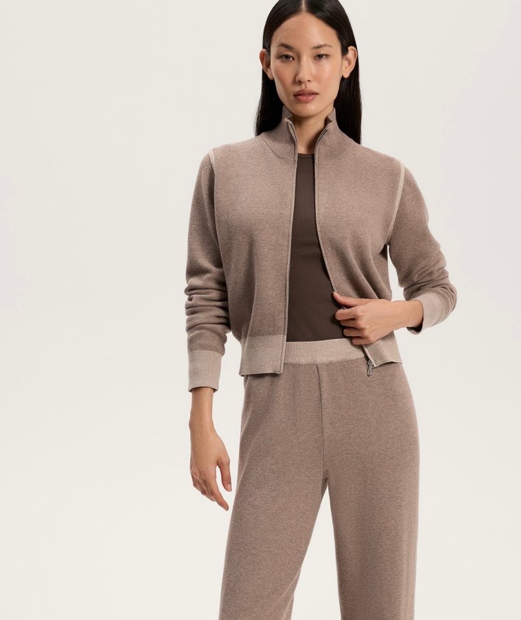 Gri Kadın Midi Kumaş Pantolon - Görsel 3