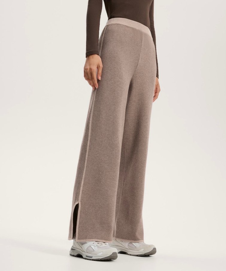 Gri Kadın Midi Kumaş Pantolon - Görsel 2