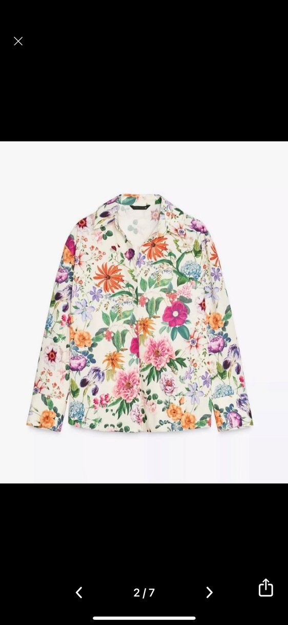 Çiçek Desenli Bohem V Yaka Kadın Gömlek - Görsel 3