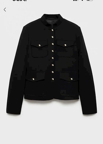 CEPLI VE DÜĞME DETAYLI CEKET - Görsel 8