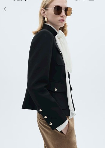 CEPLI VE DÜĞME DETAYLI CEKET - Görsel 5