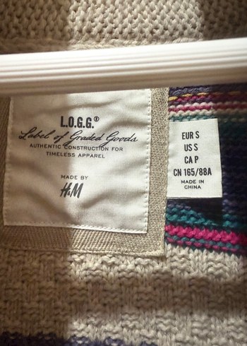 Kadın için Renkli Bohem Örgü Yün Hırka - Görsel 7