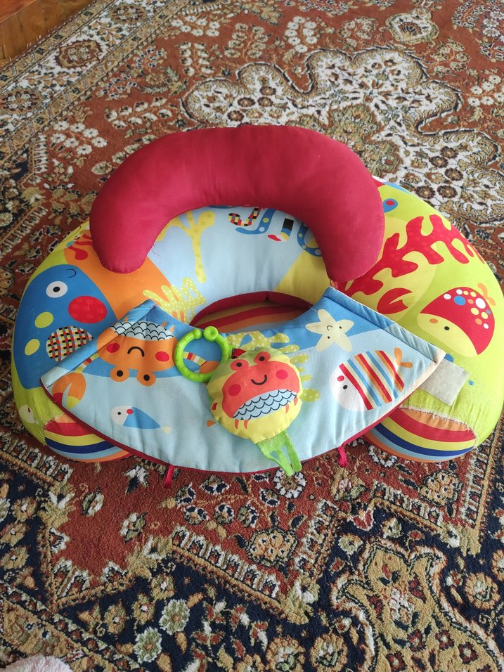 Renkli Desenli oturma minderi - Görsel 4