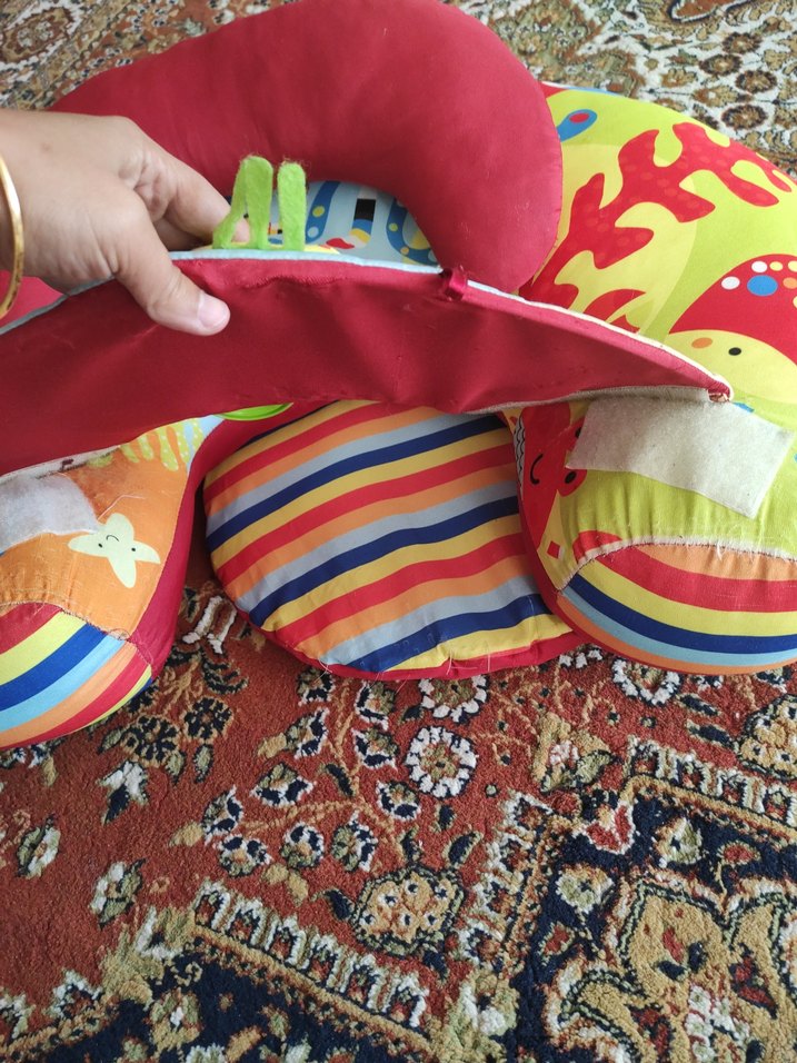 Renkli Desenli oturma minderi - Görsel 2