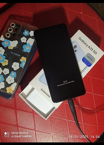 Samsung Galaxy a33 5G 128gb ekran orjinal ama dokunmatik işlemiy
