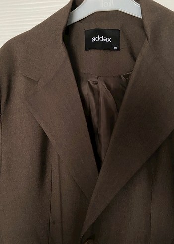 Kadın Kahverengi Blazer Ceket - Görsel 2