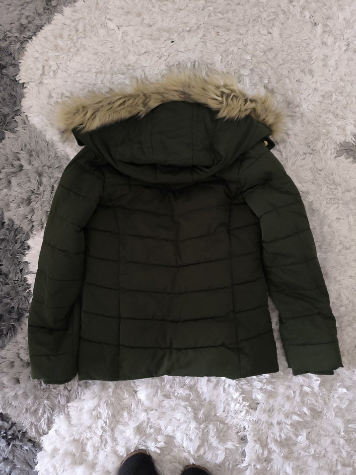 Kadın Kürklü Kış Montu - Görsel 5