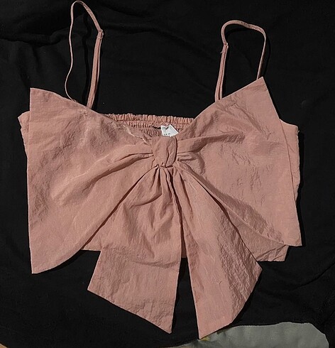 kurdele coquette crop top