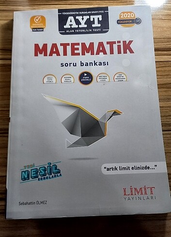 Limit yayınları AYT matematik soru bankası
