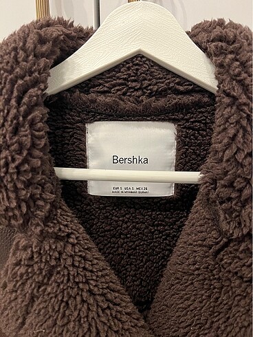 s Beden bershka acı kahve biker ceket