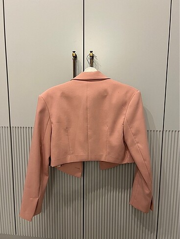 m Beden bershka crop blazer
