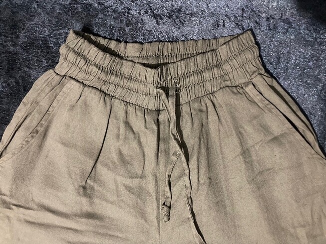 s Beden keten karışımı pantolon