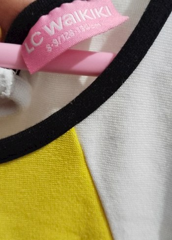 Renkli, kolsuz, drapeli kız elbisesi - Görsel 2