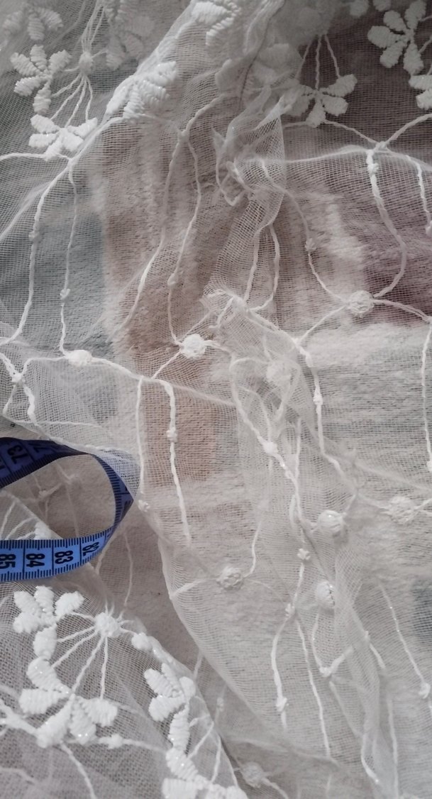 Bohem Beyaz Dantel Perde - Görsel 3