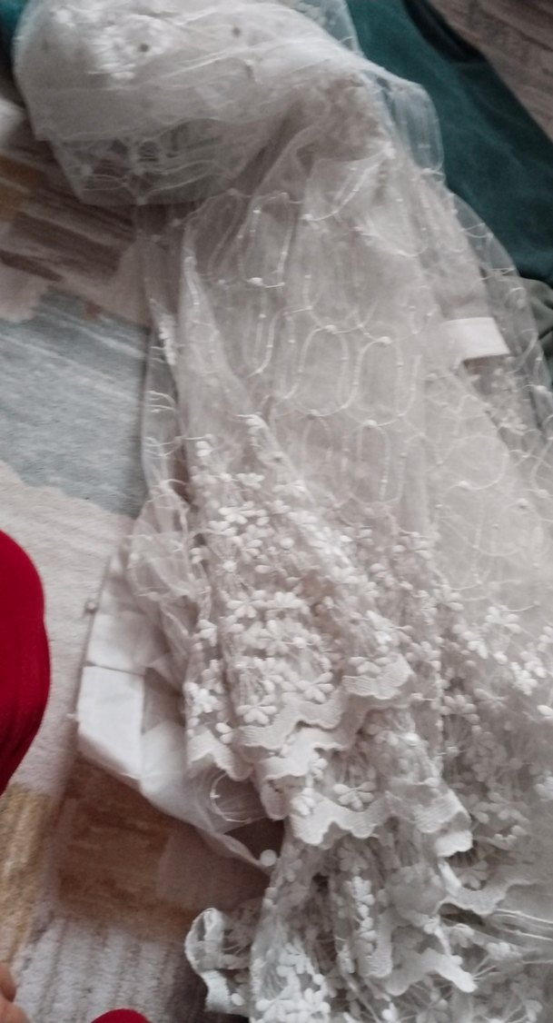 Bohem Beyaz Dantel Perde - Görsel 4