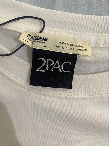 l Beden pull bear tupac baskılı tshirt