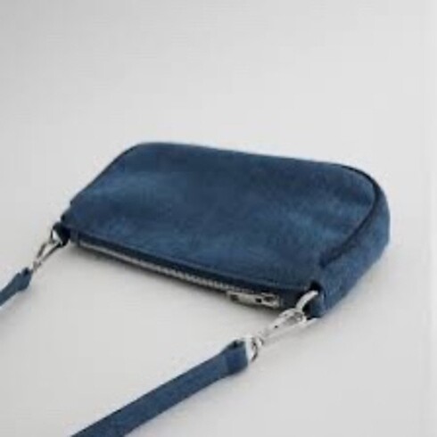Zara zara denim kot kol çantası