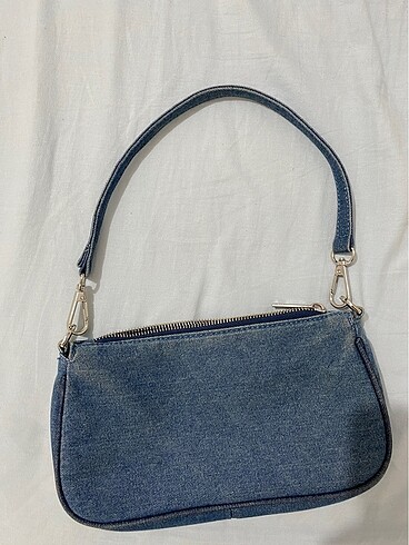 Beden zara denim kot kol çantası