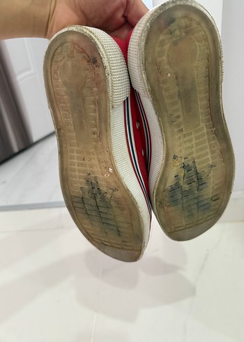 U.S Polo Assn. US Polo Assn. Kırmızı Düz Tabanlı Kadın Spor Ayakkabı