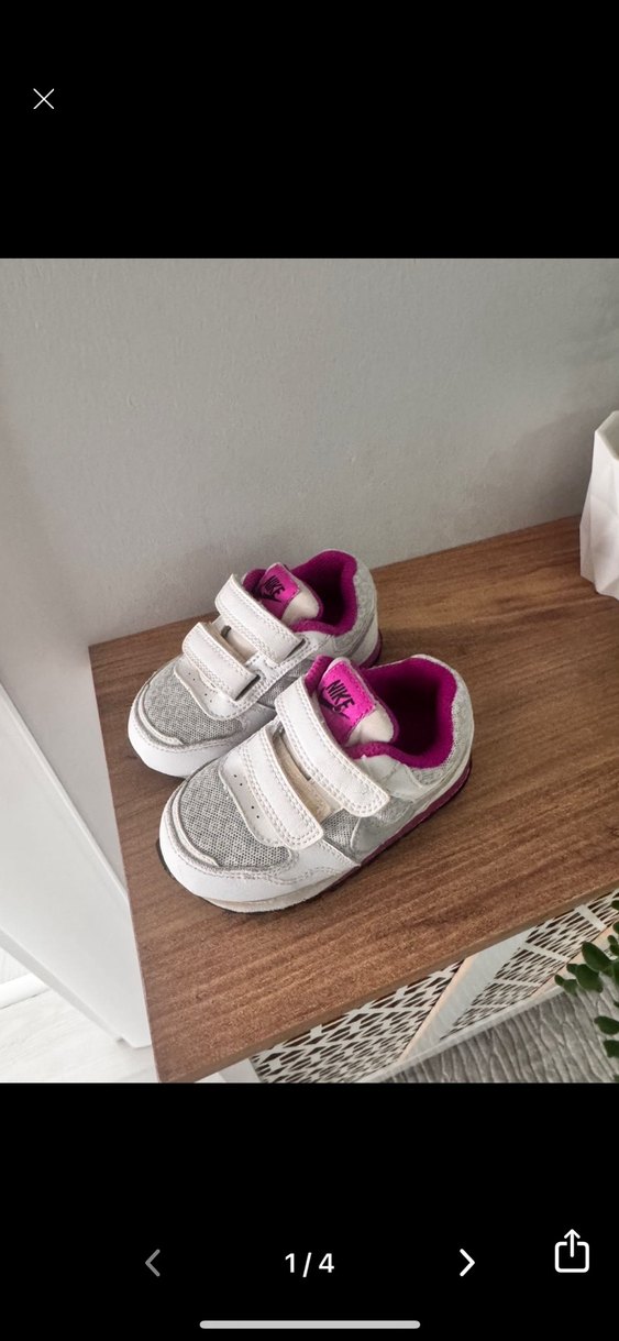 Kız Çocuk Beyaz nike Spor Ayakkabı - Görsel 2