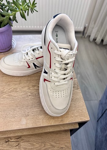 Lacoste Erkek Beyaz Sneaker Velcro Detaylı - Görsel 3