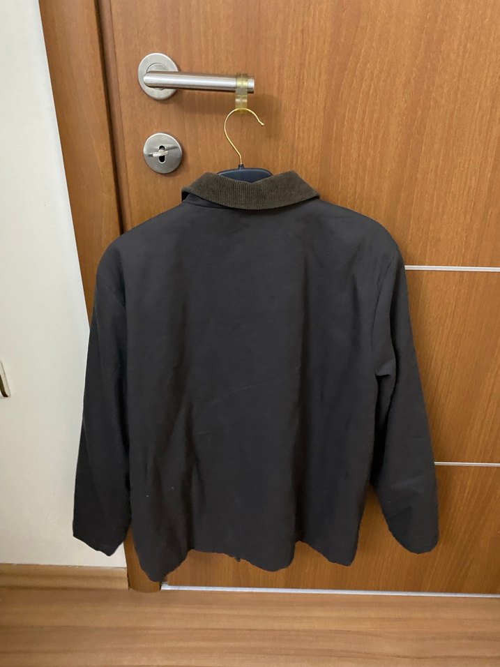 Düğmeli Kahverengi  Kadın Ceket - Görsel 3