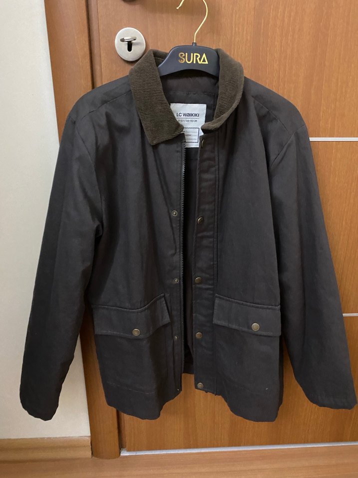 Düğmeli Kahverengi  Kadın Ceket - Görsel 2