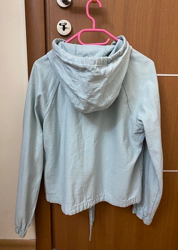 Mavi Düğmeli Kadın Denim Ceket - Görsel 3